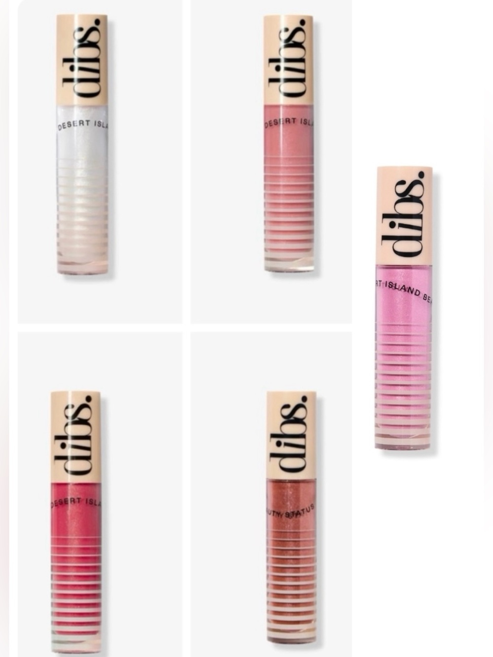 Dibs Beauty Go To Glossy Balm Gloss Various Shades